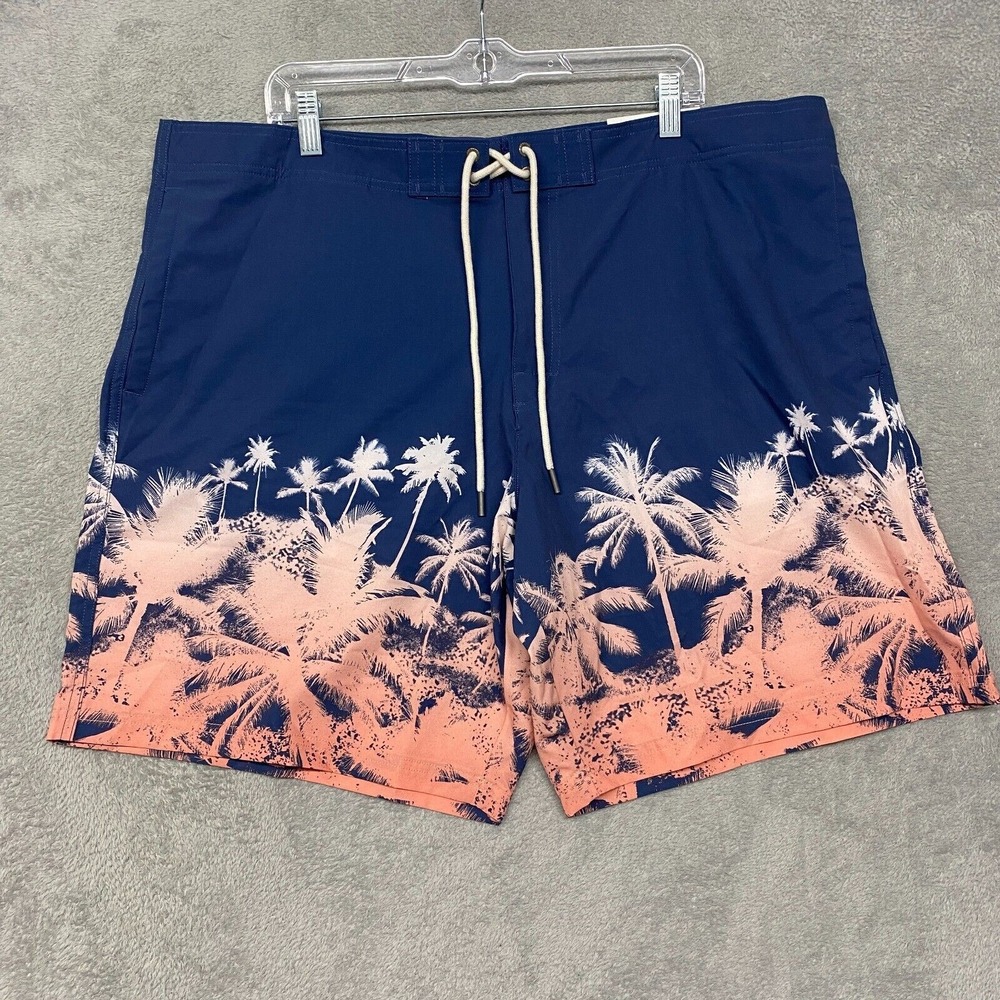 American Eagle Shorts Mens 2XL Blue Boardshort At The‎ Knee Unlined XXL